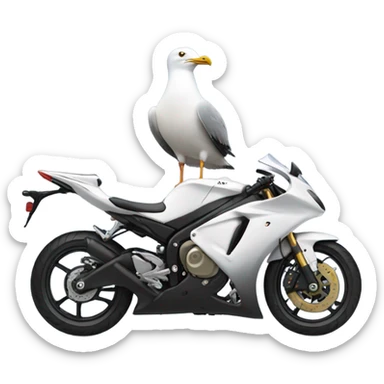 Seagull with a Yamaha sticker