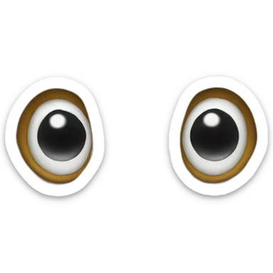 yellow reindeer hiding his eyes sticker