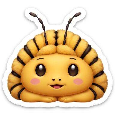 Cute bug that’s sleepy sticker