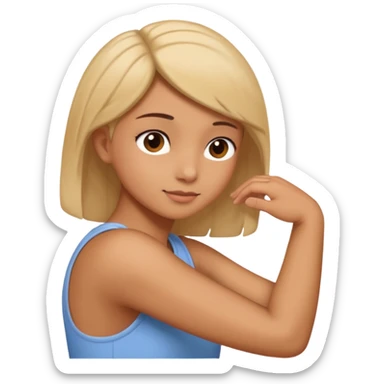 A Hand on placed on somebody else’s shoulder  sticker