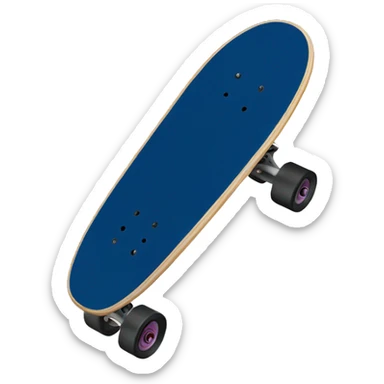 skateboard dark blue sticker