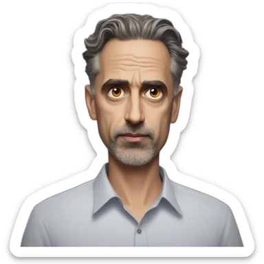 Jordan Peterson from india sticker
