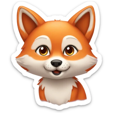 Sweetie fox sticker