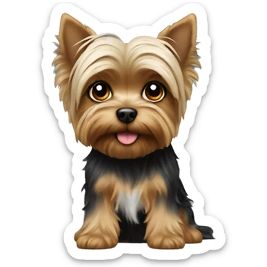 Cute Yorki  sticker