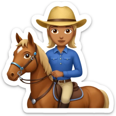 persone on thehorse sticker
