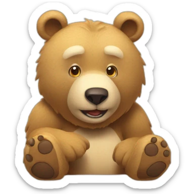 Baaren dans super bear adventure sticker