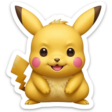 A Pikachu  sticker