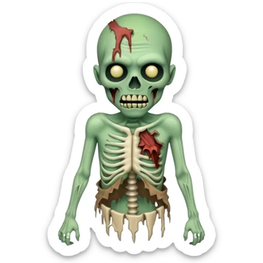 wicked zombie sticker