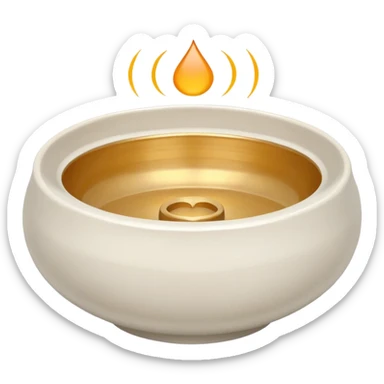 meditation bowl sticker