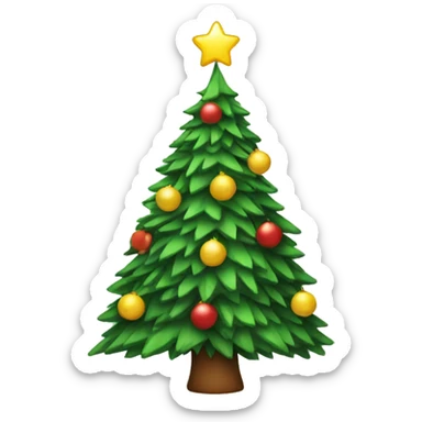 Christmas tree  sticker