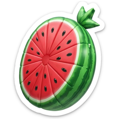 inflatable balloon watermelon slice pinata sticker