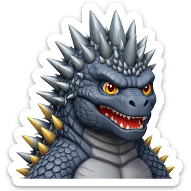 godzilla sticker