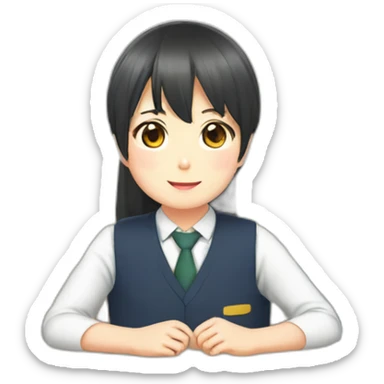Takakura principal futaba kindergarten sticker