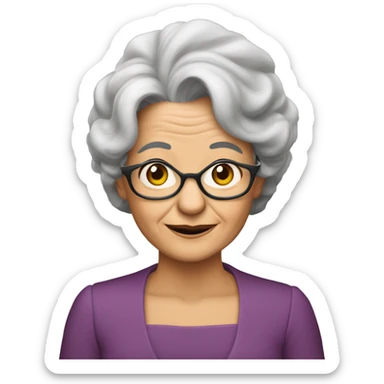 “Victoria Espinosa, a cuyo talento debe el teatro puertorriqueño momentos inolvidables” es un ser que pensábamos ubicuo; de tan presente y laborioso, casi irreal. canela skin old lady gray hair sticker