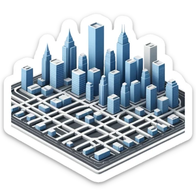 city planning sticker