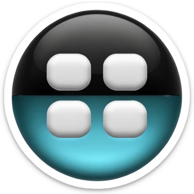 Píldora negra sticker