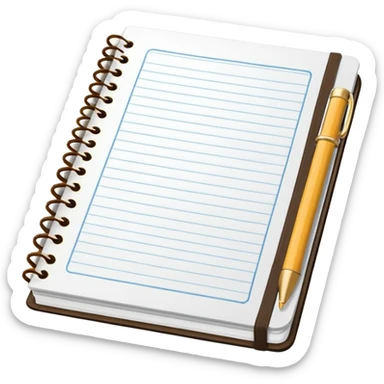 notebook planner sticker