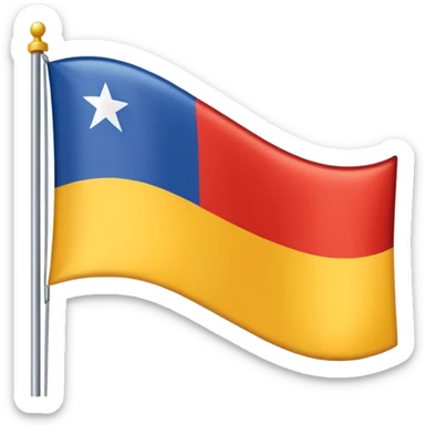 a flag with these colours:  sticker