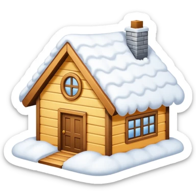  snow that accumulates on the roof  sticker