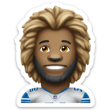 Detroit lion sticker