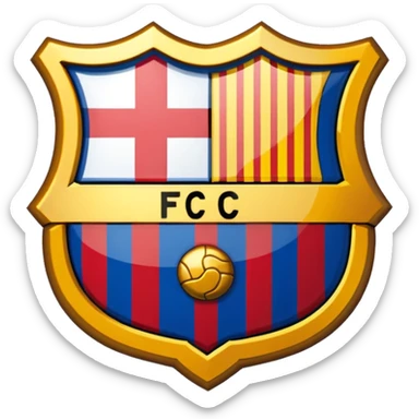 Escudo del Barcelona sticker
