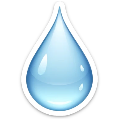 Water droplets sticker