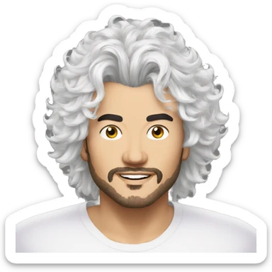 Phillip kirkorov white hair sticker