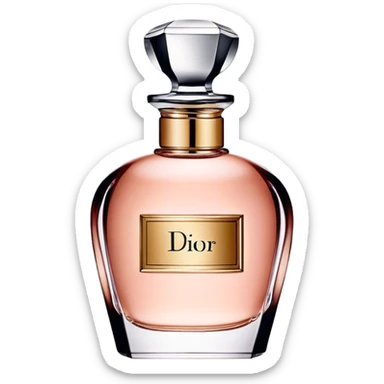 Dior parfum sticker