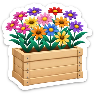 flower box sticker