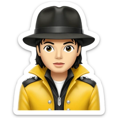 eine birne als micheal jackson verkleidet er soll eine birne sein  sticker