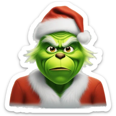Grinch sticker