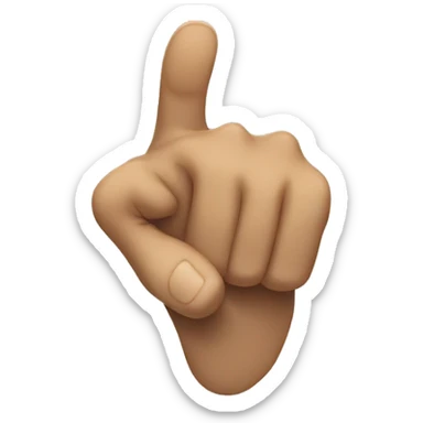 pointing finger at you sticker