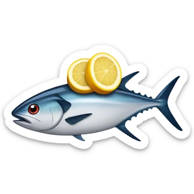 Tuna fish can  sticker