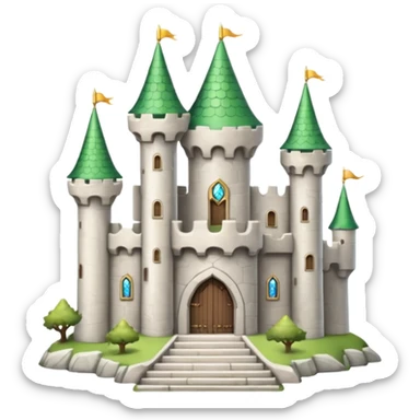 elf castle sticker