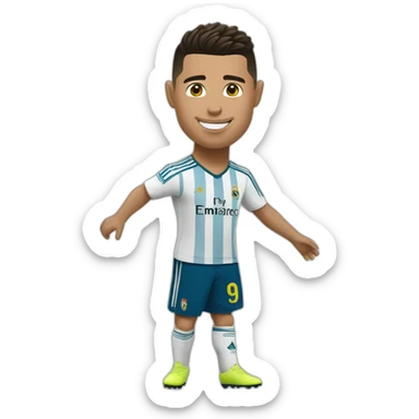 Ronaldo met un but sticker