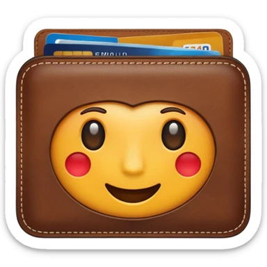 wallet credit card sticker