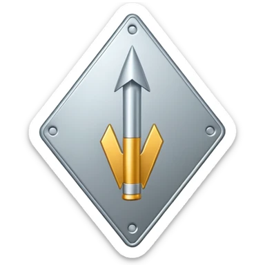 flecha apuntando hacia arriba sticker