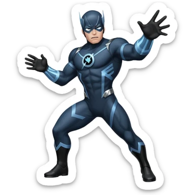 marvel character black bolt sticker