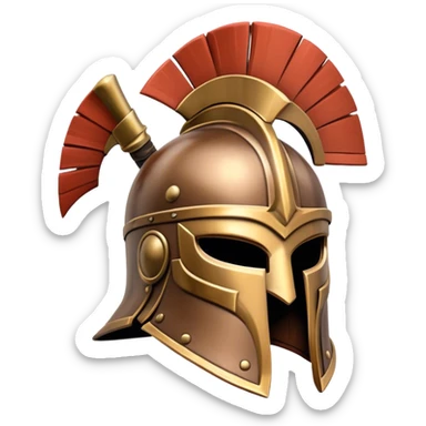 gladiador helmet sticker