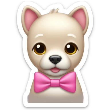 R-15 with a cute pink bow on top sticker