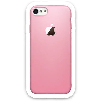 Pink iPhone  sticker