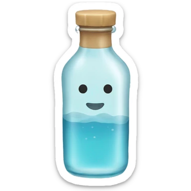 Bouteille d’eau sticker
