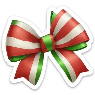 Christmas bow  sticker