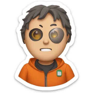 south park kenny sticker