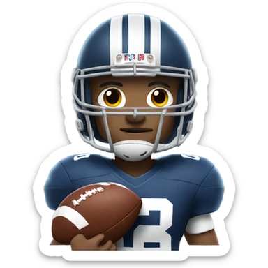 NFL player sticker