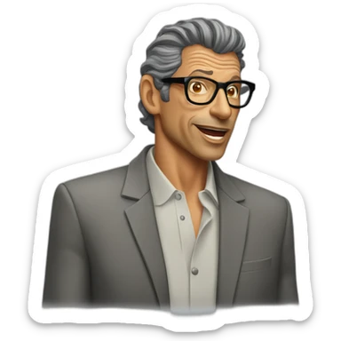 Jeff Goldblum sticker
