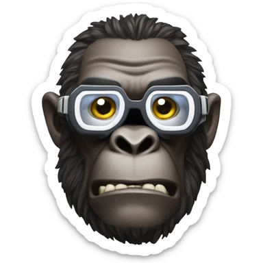who do i know with a badass AI image generator?  I need a quick portrait hi res with the following prompt:  pixelated gorilla jumping on a trampoline wearing white VR goggles with the word atlas on the goggles sticker