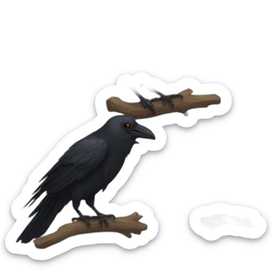 dead crows sticker