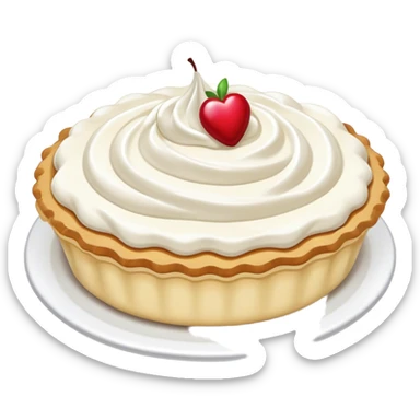 cream pie sticker