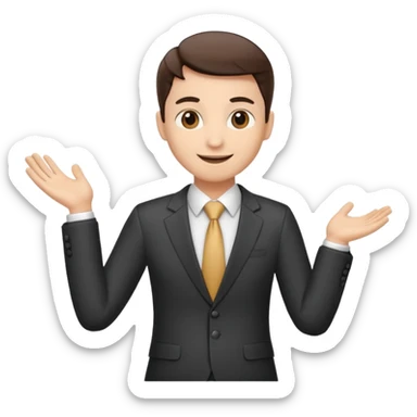 work exec presentation sticker